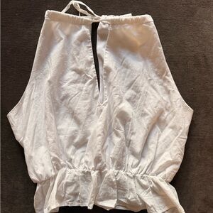 Ecote White Halter Tank Top